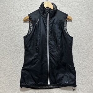 Under Armour‎ Storm Primaloft Puffer Running Vest Women's Size M Black Infrared